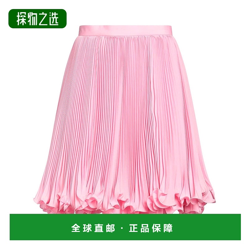 香港直邮Balmain 巴尔曼 女士 迷你半身裙 pink粉色 舒适时尚