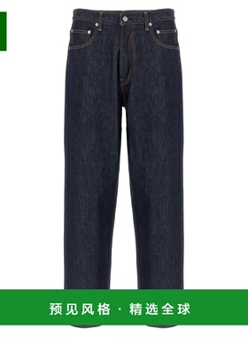 香港直邮AURALEE 男士牛仔裤 A00P03DMINDIGO AW2025 蓝色 'Hard