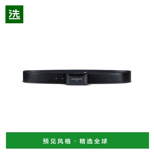 香港直邮GIVENCHY 男士腰带 BK407MK21N001 SS2026 黑色 logo皮带