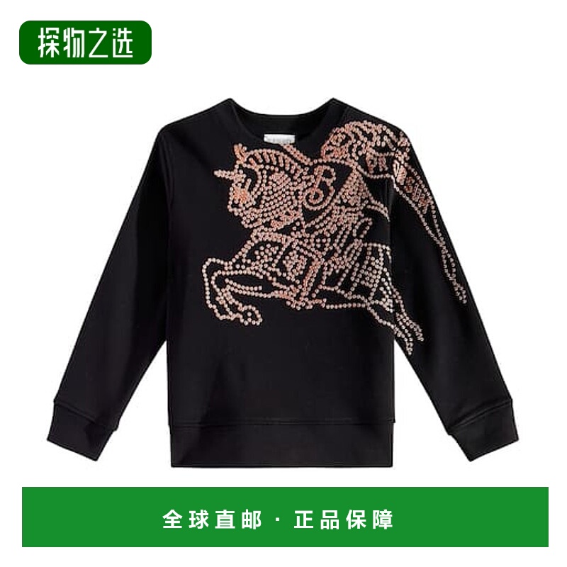 1h可退 香港直邮Burberry 巴宝莉 男童 EKD 棉质针织卫衣童装