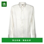 1h可退 ESNAVIDESC191415 条纹纽扣衬衫 香港直邮Lardini 男士