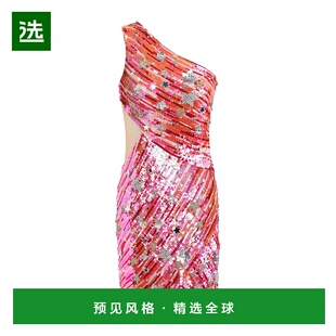 1h可退 香港直邮Elisabetta Franchi 女士 高雅连衣裙 pink粉色