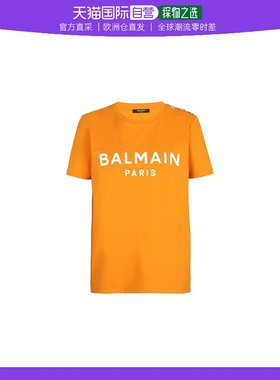 【欧洲直邮】BALMAIN 橙色女士T恤 AF1EF005BB02-KBJ