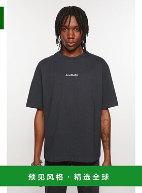 欧洲直邮ACNE STUDIOS（艾克妮）女士24年上新宽松印章徽标T恤
