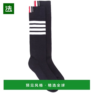 香港直邮THOM BROWNE 男士袜子 MAS095A01690415 AW2025 蓝色