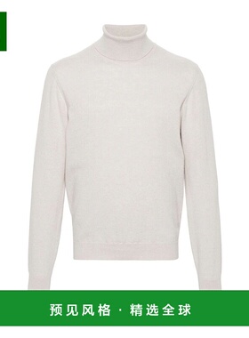 香港直邮DRUMOHR 男士针织毛衣 D1K104112 AW2024 白色 高领毛衣