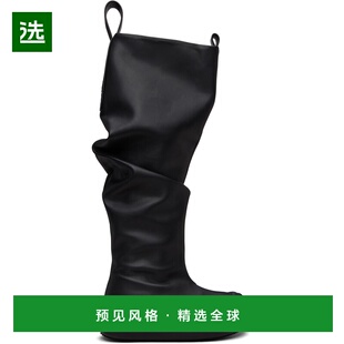 1h可退 香港直邮YUME YUME 女士 黑色 Fisherman 高筒靴 FM0011