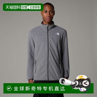 Glacier 全拉鏈羊毛夾克TheNorthFace 100 歐洲直郵北面男式