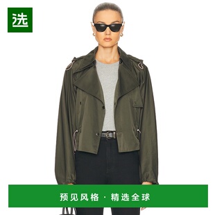 1h可退 香港直邮Burberry 巴宝莉 女士 束带大衣 8113067