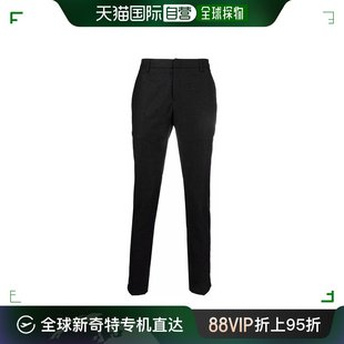 香港直邮Dondup UP235WS0105UXXX 休闲裤 黑灰色中腰修身