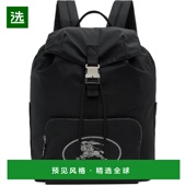 香港直邮Burberry Orkney 巴宝莉 1h可退 男士 黑色 Flap 双肩包