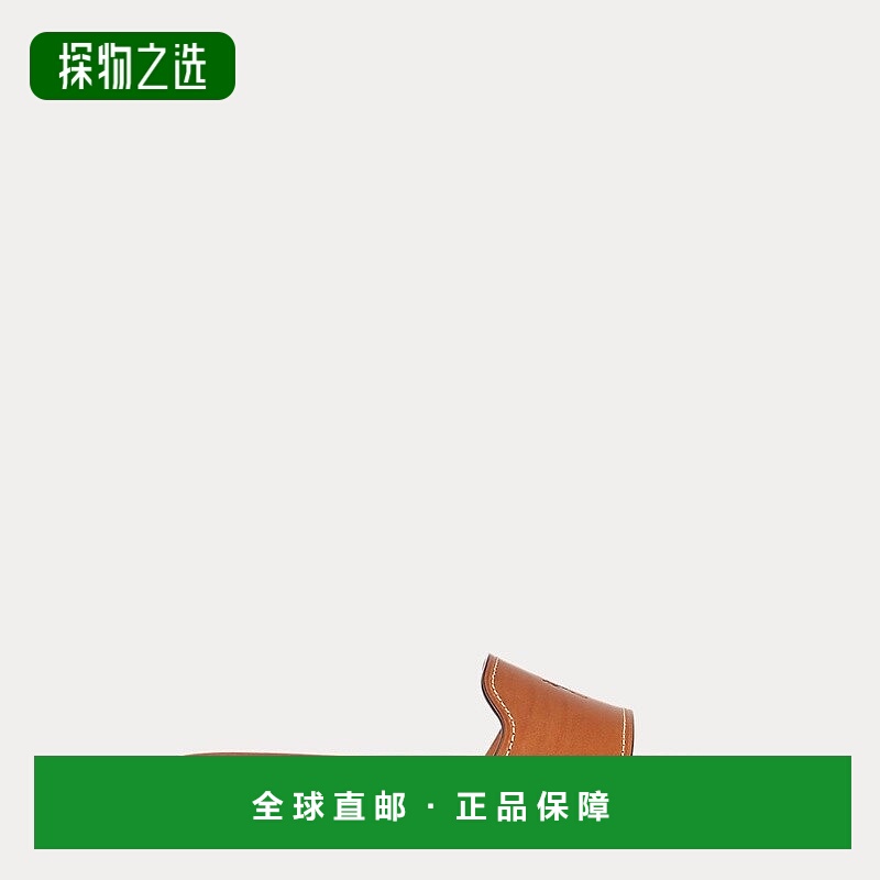 自营欧洲直邮RalphLauren拉夫劳伦 Polo牛皮拖鞋