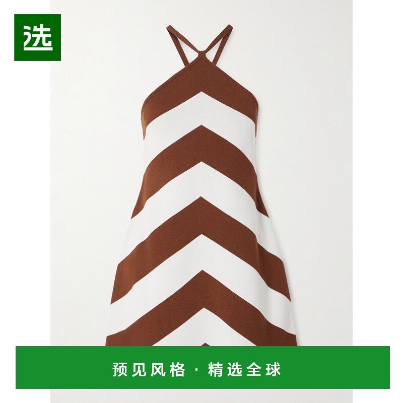 1h可退 香港直邮CULT GAIA 女士 Nelson 条纹提花针织挂脖迷你连,女装/女士精品,连衣裙,淘宝优惠券,粉丝福利购,淘宝优惠卷