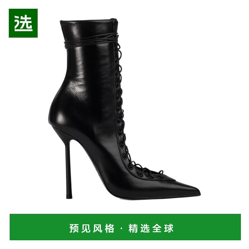 香港直邮LE SILLA 女士靴子 4249B100MBPPNEM377 黑色 AW2024高跟