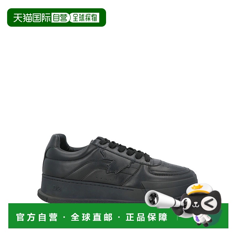 1h可退 香港直邮Dsquared2 二次方 男士 运动鞋 black黑色 舒适时