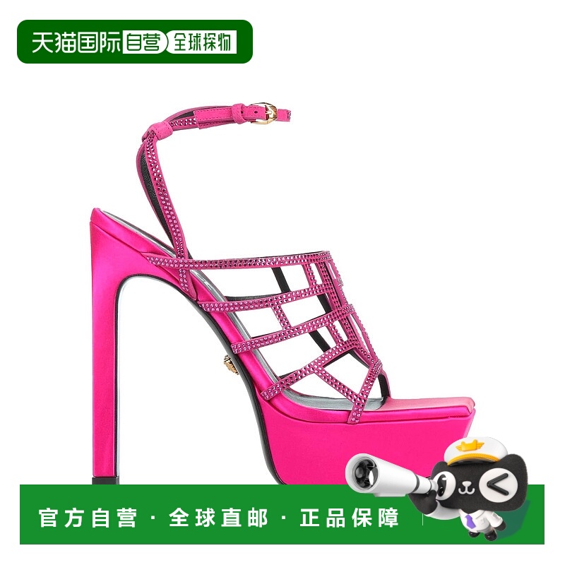 1h可退 香港直邮Versace 范思哲 女士 凉鞋 pink粉色 舒适时尚