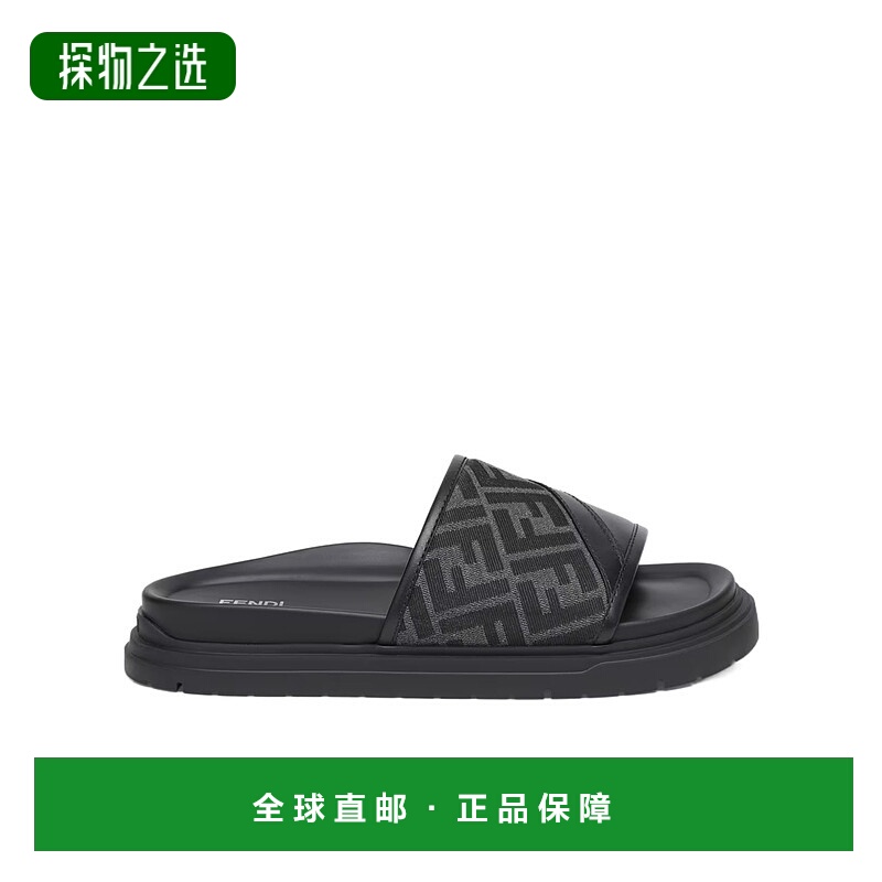 香港直邮Fendi Diagonal FF提花凉拖 7X1674AF5T拖鞋