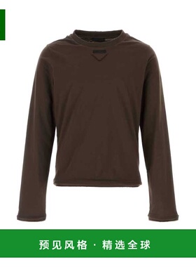 香港直邮PRADA 男士T恤 UJL98CSOOO17Z3F0324 SS2026 棕色