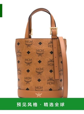 MCM 女士斜挎包 MWTEATA01CO AW2025 棕色 Aren Bucket bag
