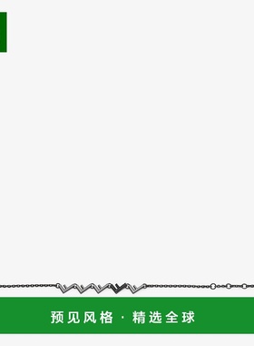 1h可退 欧洲直邮FENDI/芬迪 男士黑色黄铜/水晶手链新款
