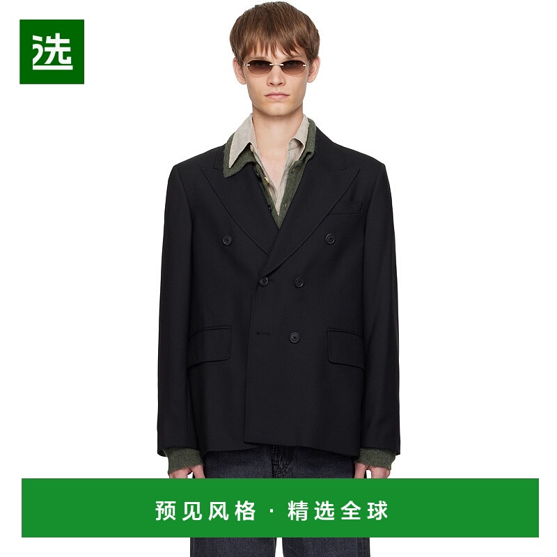 香港直邮Our Legacy 男士 黑色 Unstructured DB 西装外套 M4200D