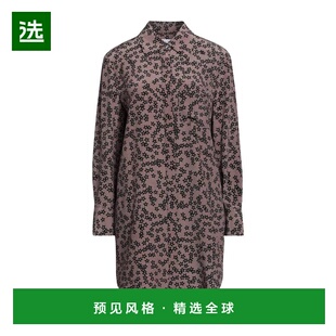 1h可退 香港直邮EQUIPMENT 女士 Blouses 花纹衬衫 brown棕色 舒