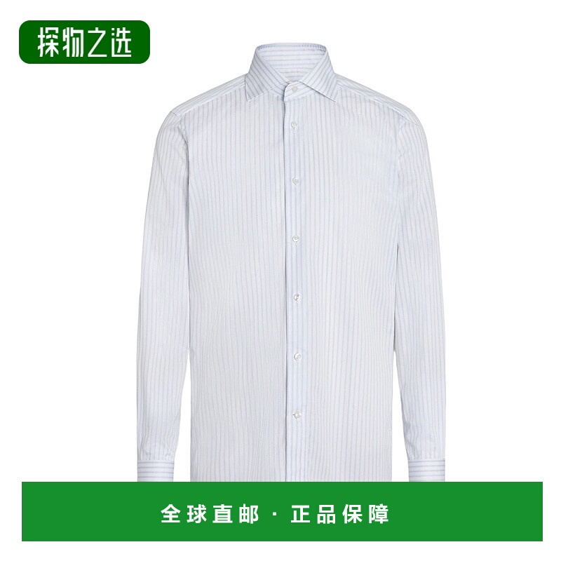 香港直邮Zegna 条纹衬衫 901523A9