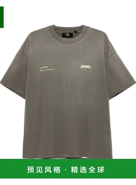 香港直邮Represent 男士T恤 MLM427416 SS2025 绿色 短袖T恤