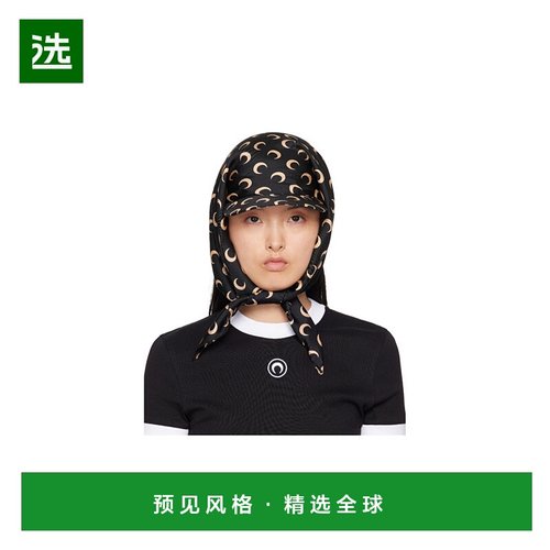 香港直邮Marine Serre 弯檐棒球帽 UHG035ACWOV0043围巾遮阳帽