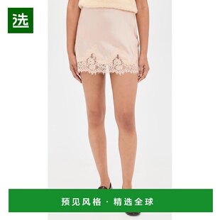 1h可退 香港直邮REFORMATION 女士 Carolina 真丝迷你半身裙