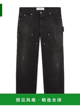 香港直邮Golden Goose Deluxe Brand 腰带环牛仔长裤 GMP01942.P0