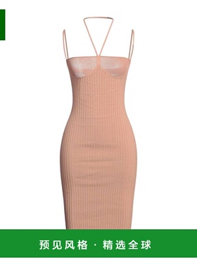 1h可退 香港直邮ANDREĀDAMO 女士 紧身连衣裙 brown棕色 舒适时尚