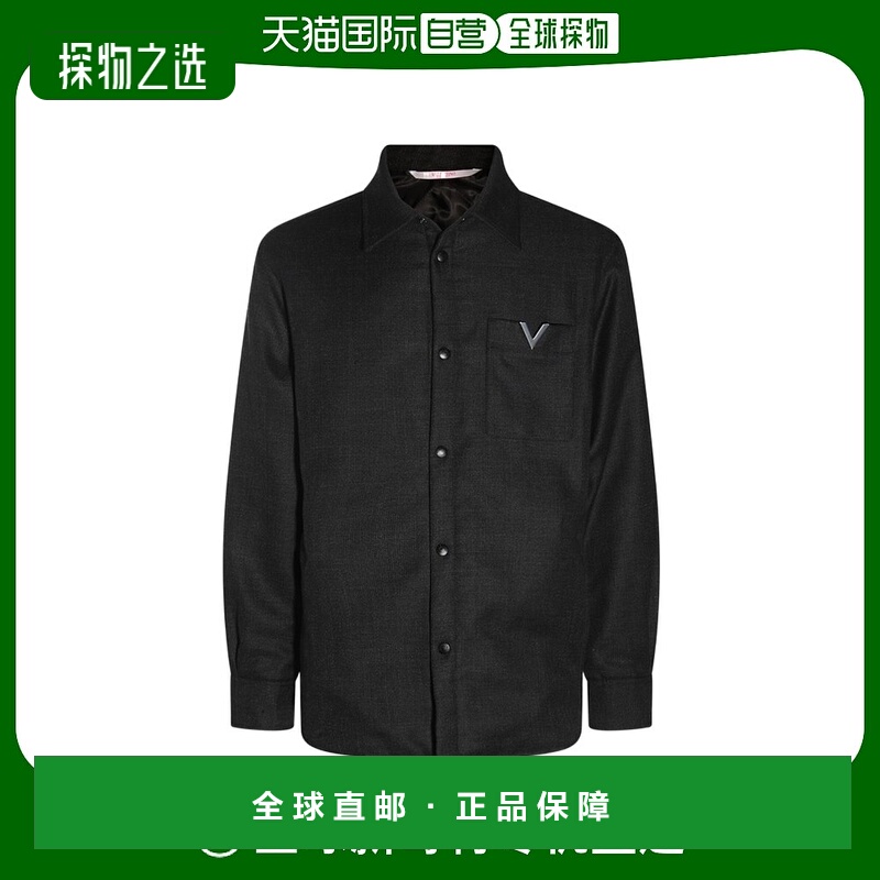 香港直邮Valentino 长袖男装衬衫式夹克 VCIO068JB华伦天奴