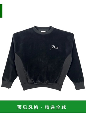 香港直邮RHUDE 男士卫衣 RHFW25ST020411014 AW2025 黑色 长袖运