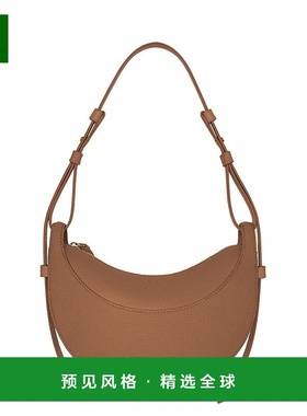 欧洲直邮POLENE Numéro Dix波尔多红色荔枝纹小牛皮半月包腋