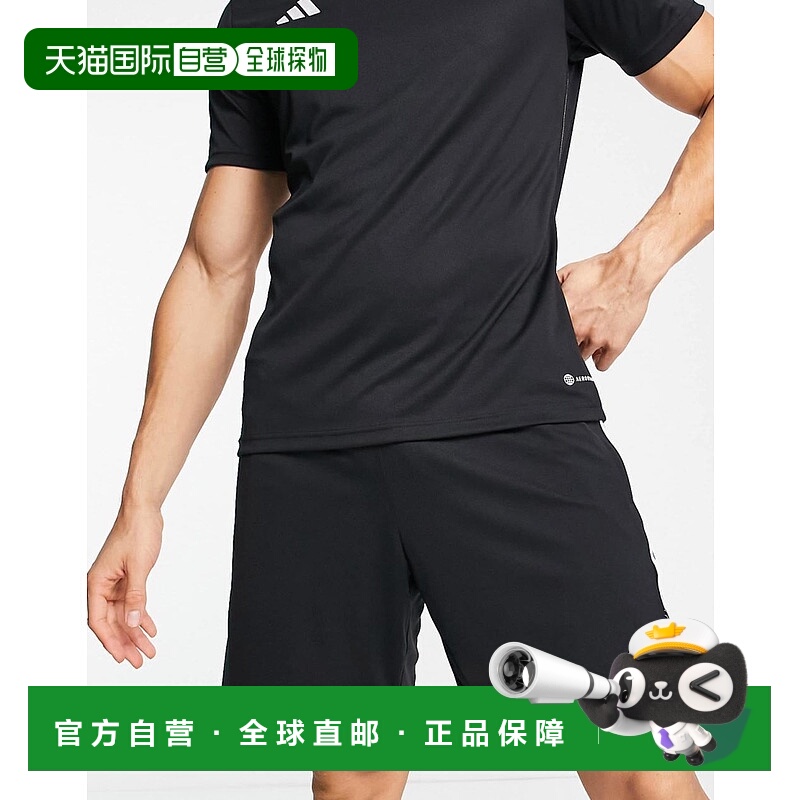 1h可退 香港直邮adidas 阿迪达斯 男士 Football Tiro 23 短裤(黑
