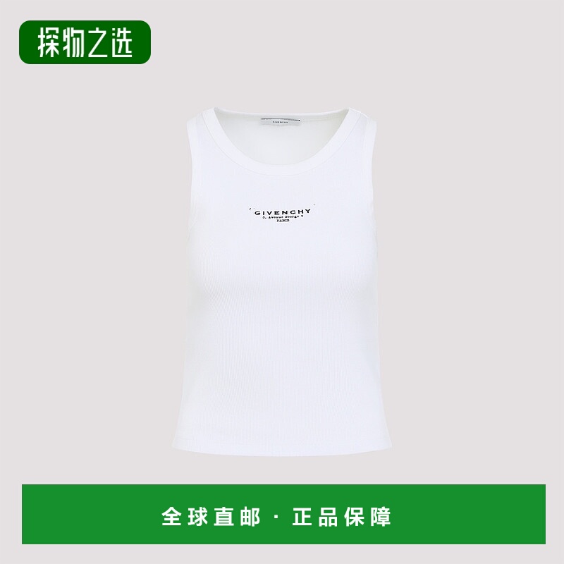香港直邮Givenchy 纪梵希 女士 標誌印花無袖背心 BW70FPP75N