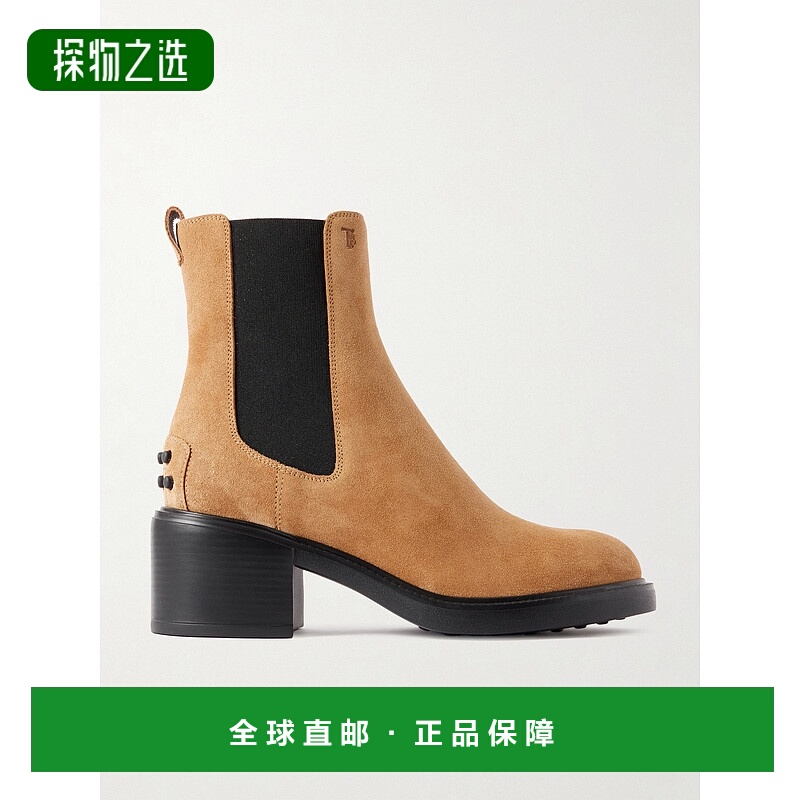 1h可退 香港直邮TOD'S 托德斯 女士 Gomma T60 绒面革切尔西靴 XX