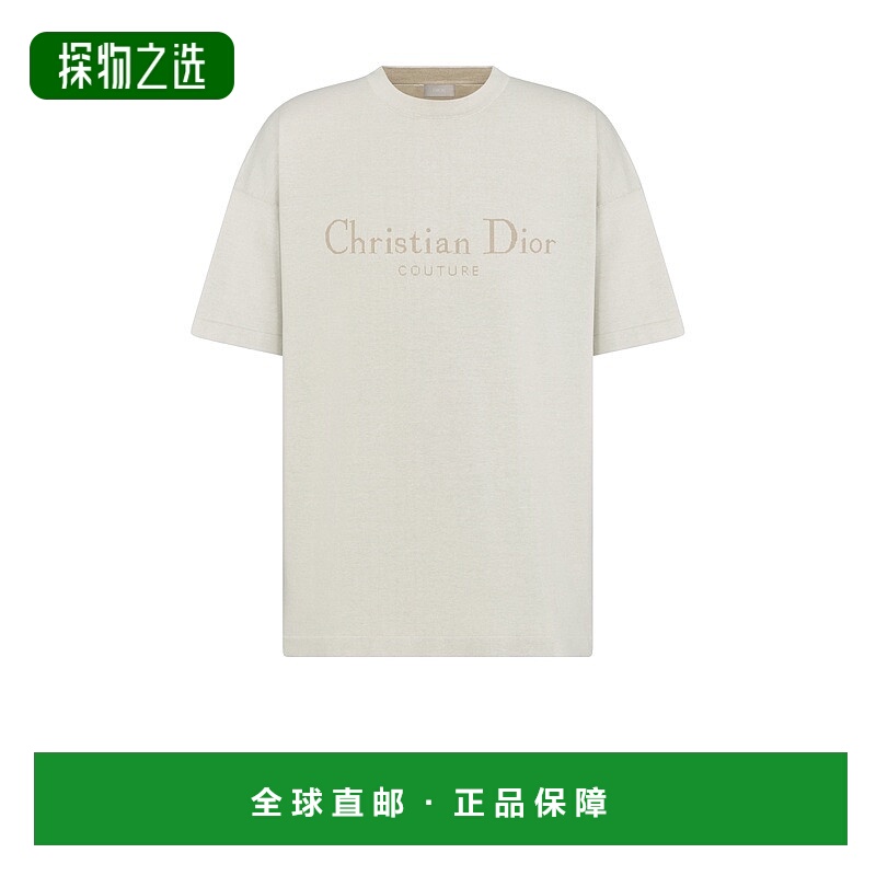 自营欧洲直邮Dior/迪奥 男士Christian Couture T恤，宽松版
