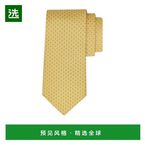 香港直邮Salvatore Ferragamo Gancini印花领带 351324菲拉格慕