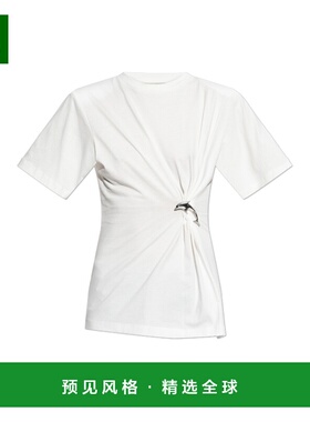 香港直邮BLUMARINE 女士T恤 2T135AN0103 SS2026 白色 圆领短袖T