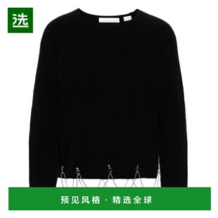 1h可退 香港直邮Random Identities 男士 水手领链条毛衣 KN2622F