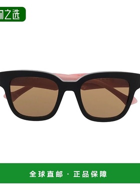 1h可退 香港直邮Gucci 古驰 女士 徽标太阳镜 GG0998S black黑色