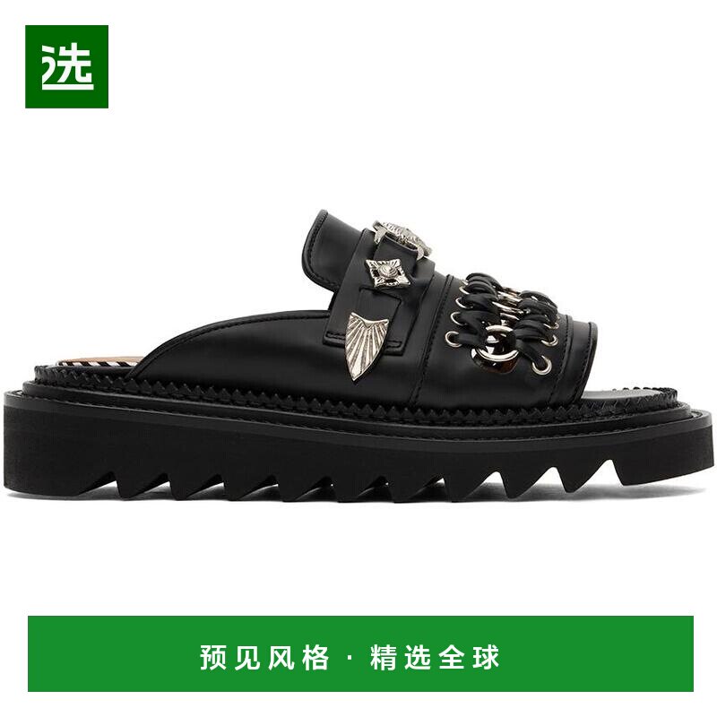 1h可退 【美国直邮】TOGA PULLA女士时装凉鞋平底方头真皮时尚舒