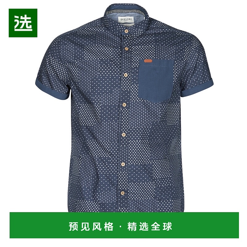 欧洲直邮Deeluxe  ETHNIC 男装短袖衬衫 P4151M-NAVY=03T4151M-NA