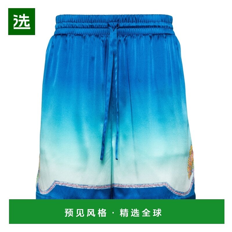 香港直邮CASABLANCA 男士短裤 TR01207 CO 蓝色,男装,休闲裤,淘宝优惠券,粉丝福利购,淘宝优惠卷