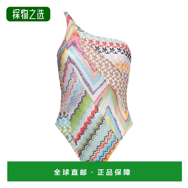 香港直邮MISSONI 米索尼 女士 One-piece 泳衣 white白色 舒适时