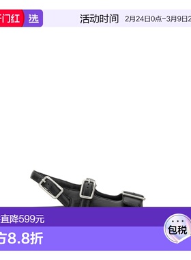 1h可退 香港直邮Ash 艾熙 女士 SHEEP 皮质凉鞋 VIRGY01BLACKBLAC