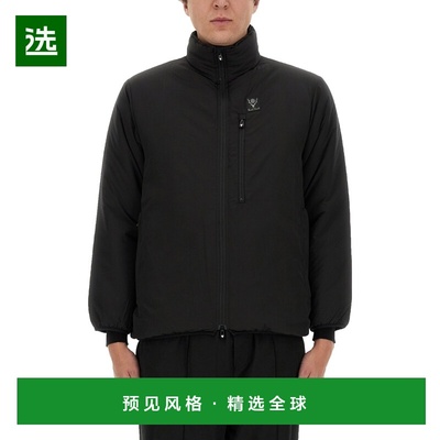 1h可退 香港直邮South2 West8 男士 带Logo夹克 NS724 black黑色