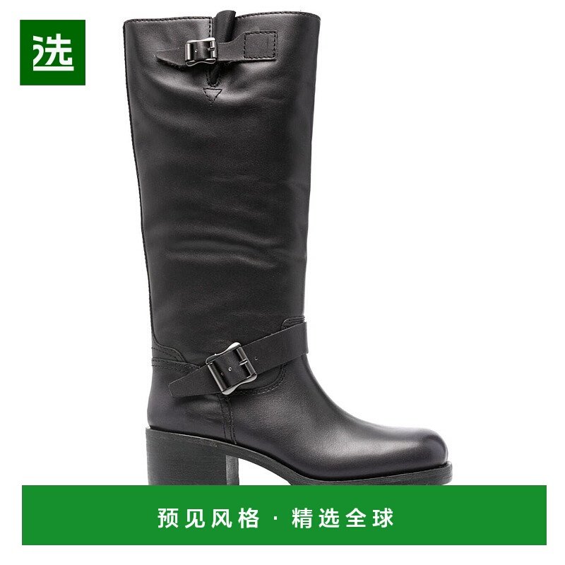 1h可退 欧洲直邮ASH 女士靴子TRINIDAD01BLACK长筒靴